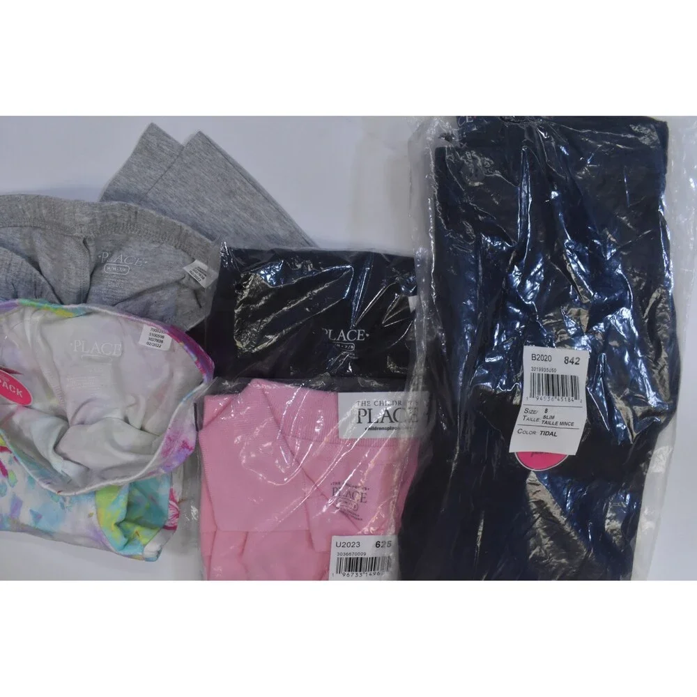 The Childrens Place Bulk Lot Of 9 Girls Size Medium 7/8 Mix Season Tops Bottoms